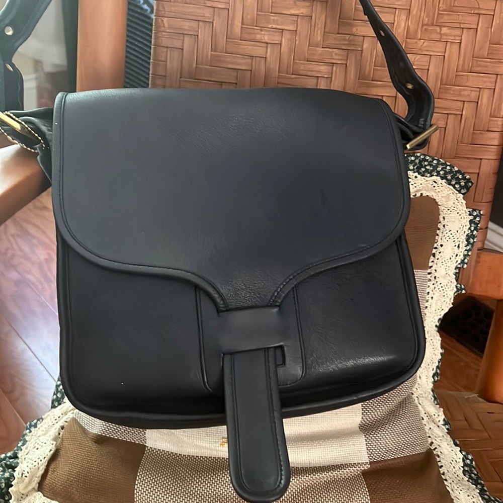 Bonny Cashin Coach Navy Blue Courier